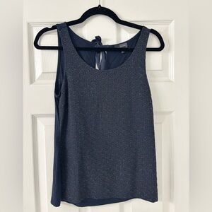 The Limited Navy Top with Gold Detailing